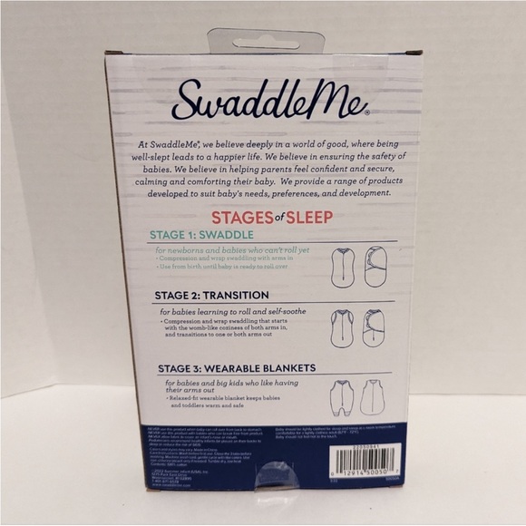 Swaddle Me Original Swaddle Baby Wrap Newborn Blanket Grey Sm/Med NIB - Picture 6 of 7